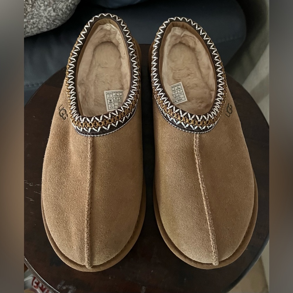 Ugg Tasman Chestnut Slip On Shearling Slipper Shoes Size 39 US 8 - Picture 7 of 7